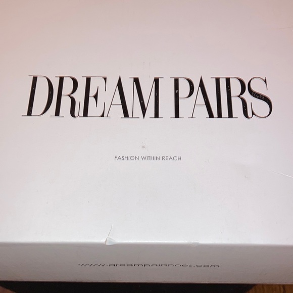 Dreampairs tan nude heels with ankle strap and point toe - Picture 2 of 5